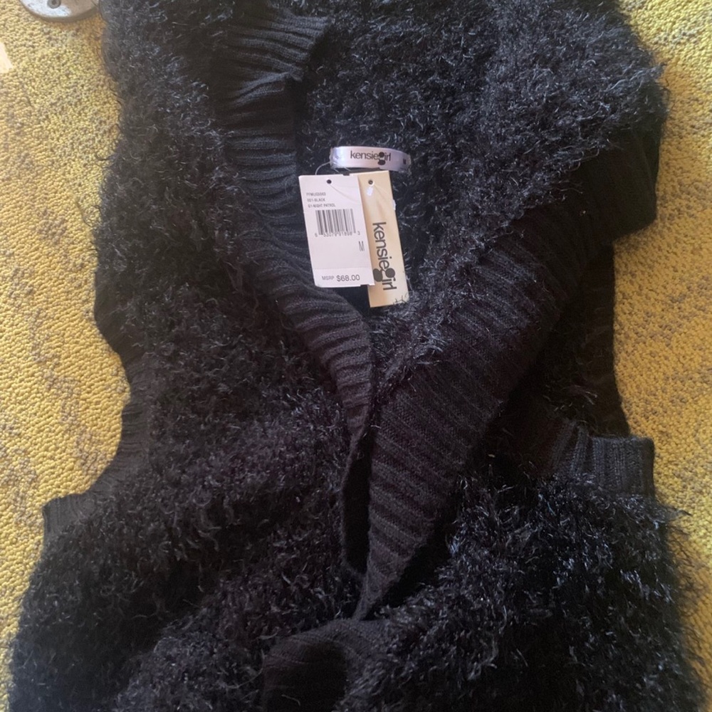 NWT fuzzy vest